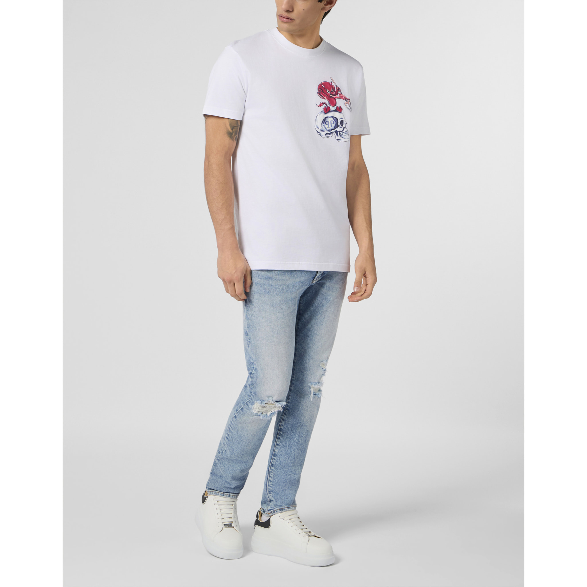 PHILIPP PLEIN Super Straight Cut Jeans Basic