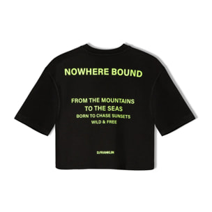 Camiseta de Mujer Nowhere Bound Negro / Lima D.Franklin