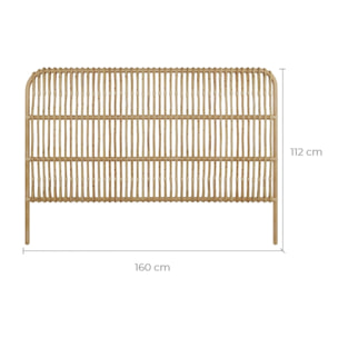 Tête de lit en rotin naturel 160 cm - Morphée