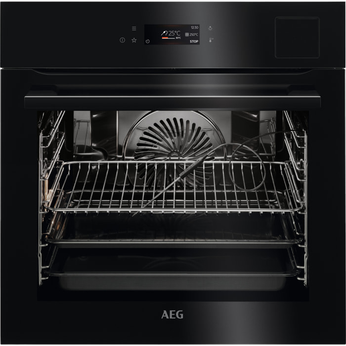 AEG Horno de vapor Serie 9000 SteamPro con Display táctil Excite BSE792380B | Reacondicionado