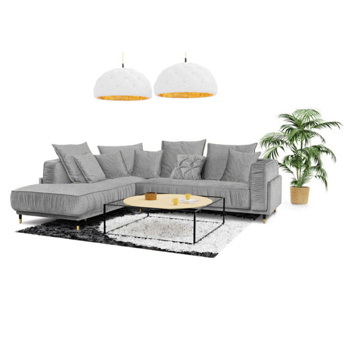 Canapé Tissu Angle gauche Fiorenzo - 4 Places