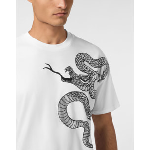 PHILIPP PLEIN T-Shirt Round Neck Ss SNAKE