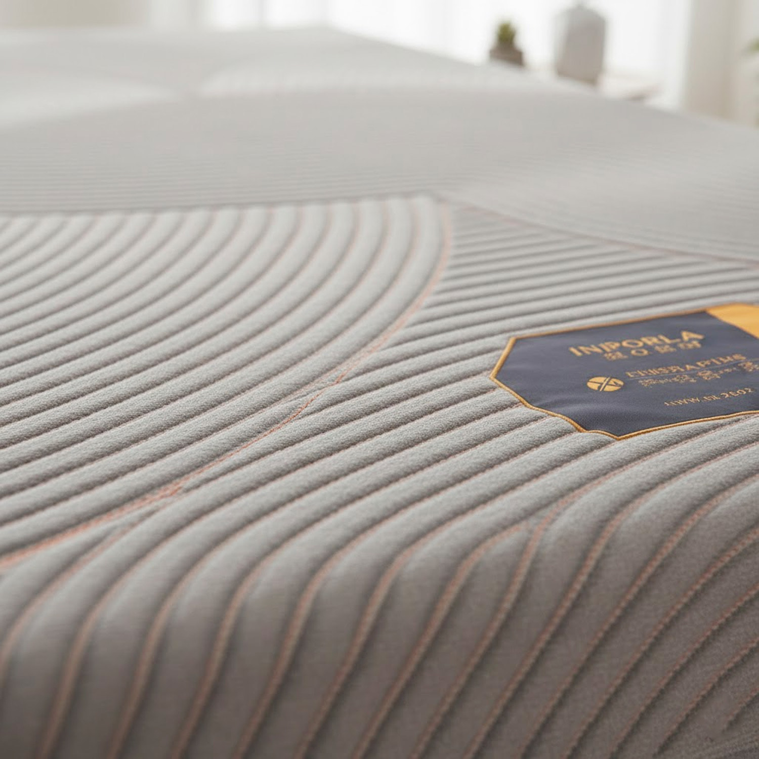 Materasso Singolo Memory Foam Double Face H3/H4 Ergonomico Medio Rigido Sfoderabile Traspirante Con Supporto Ortopedico 80 x 190 x 23 Cm Grigio