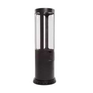 Estufa de etanol diseño de torre en acero negro BESTFIRE CLASSIC PURLINE