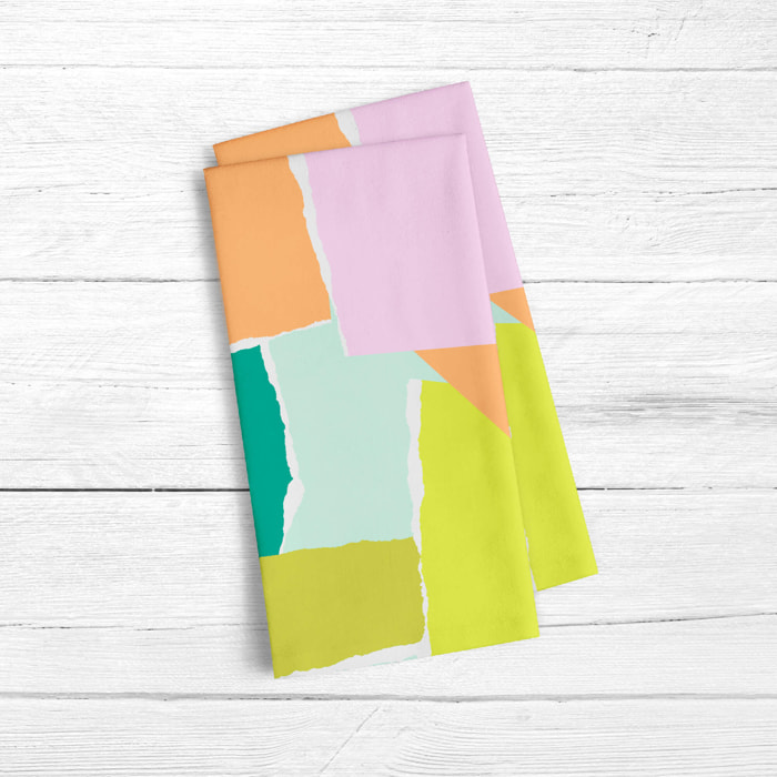 Pack de 2 serviettes 0120-140 100% coton 45x45 cm