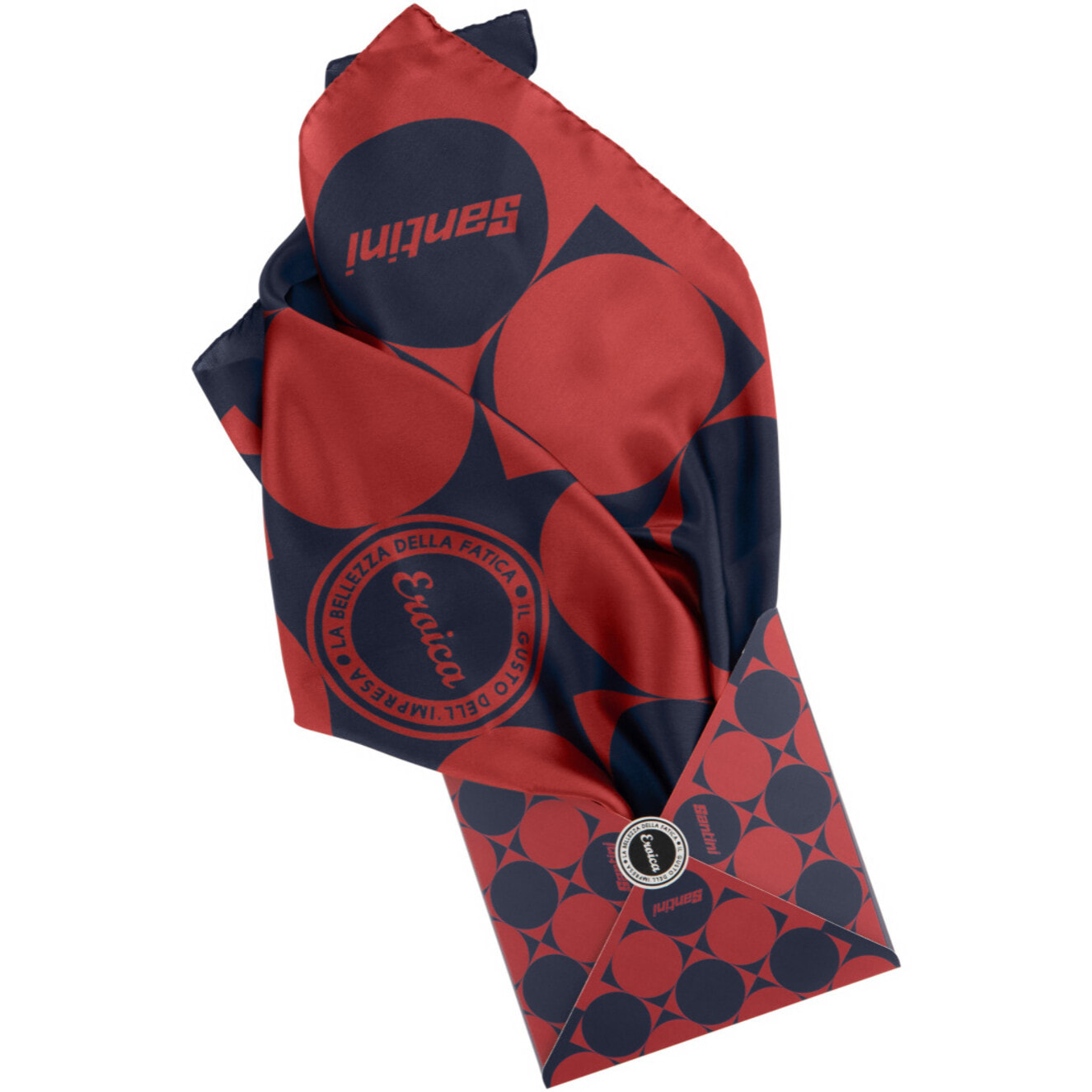 Arte - Foulard - Rosso - Unisex