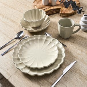 Assiette Calista Ecru D27cm
