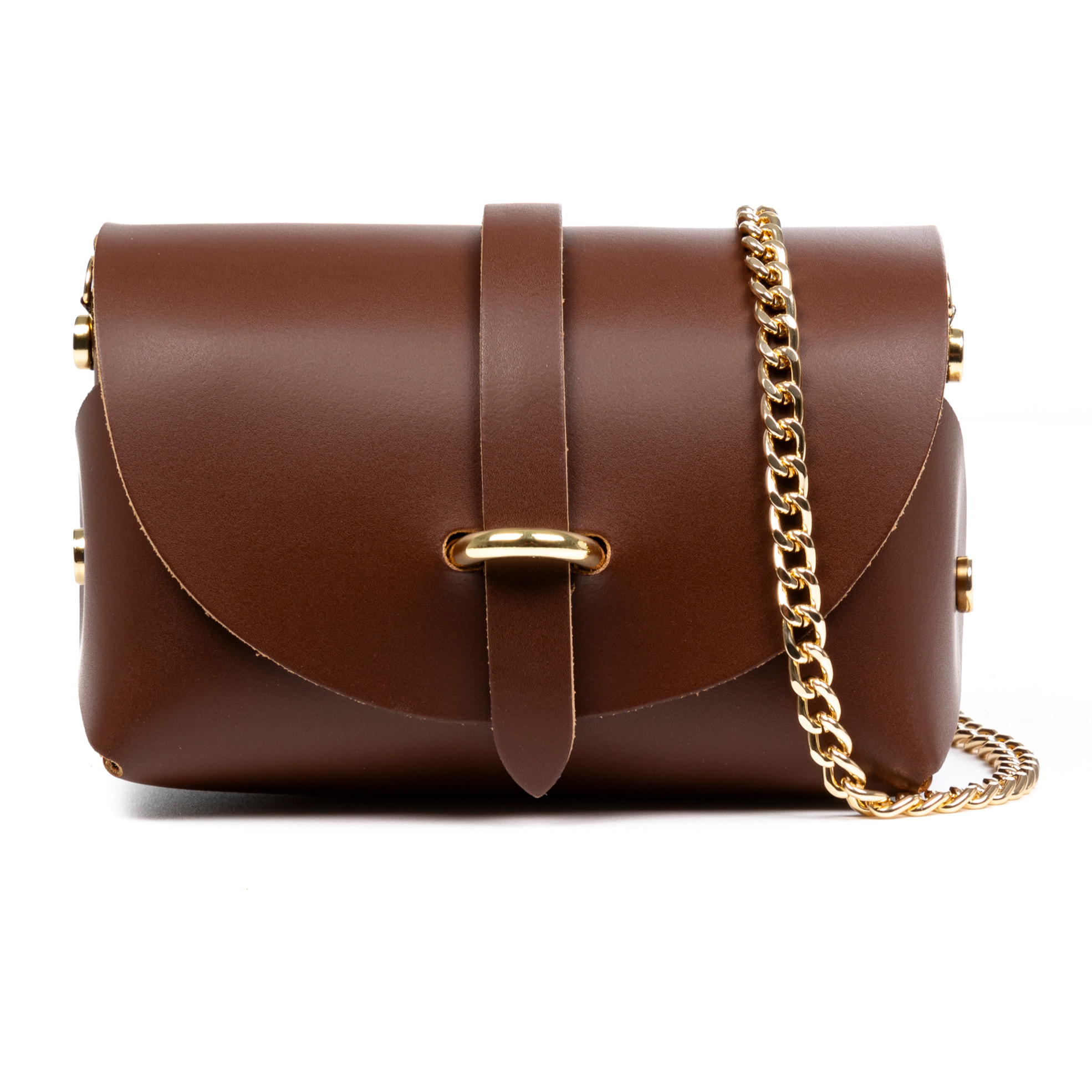 Carina Borsa a tracolla Donna.Pelle autentica Ruga