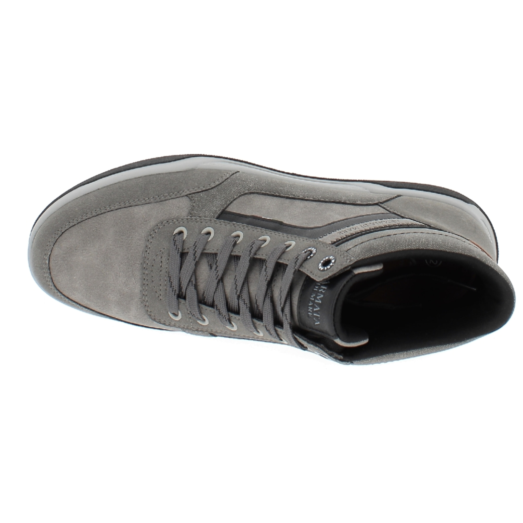 Armata di Mare Scarpe Uomo Stivaletti Casual Stringati con Soletta Rimovibile in Memory Foam AMU W24M617 Grey