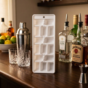Bac à glaçons blanc pour 15 glaçons Fackelmann Bar Concept