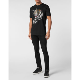 PHILIPP PLEIN Camiseta de cuello redondo y manga corta TATTOO