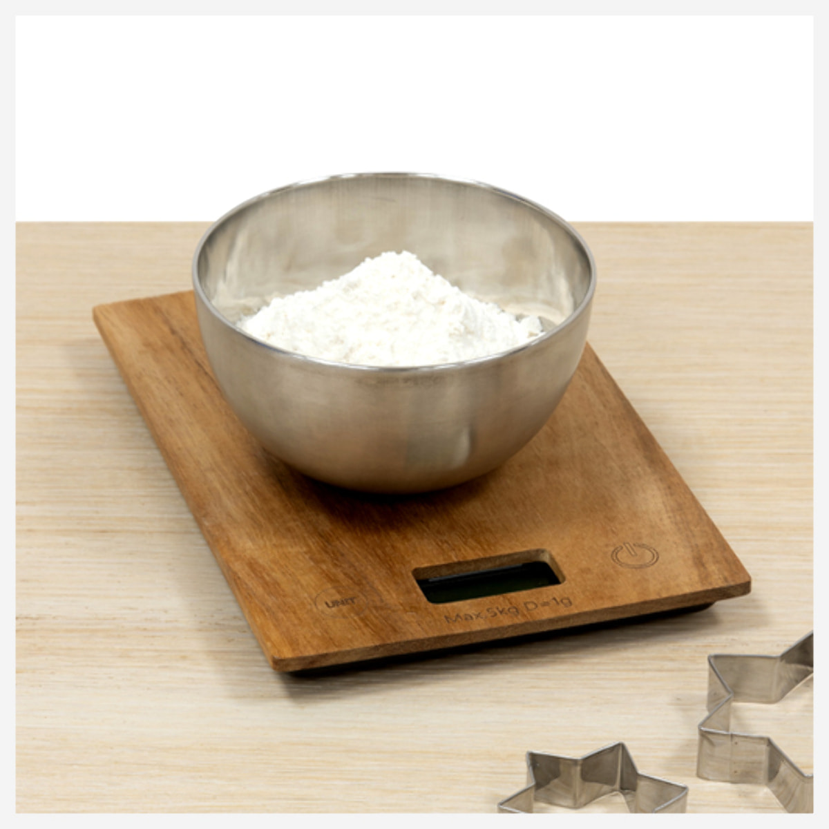 Balance de cuisine digitale "Harmony" en acacia