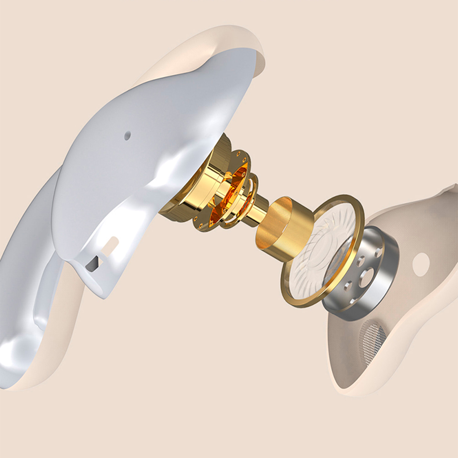 Cuffie YJ11 con Bluetooth 5.4 Tecnologia OWS con traduttore AI.