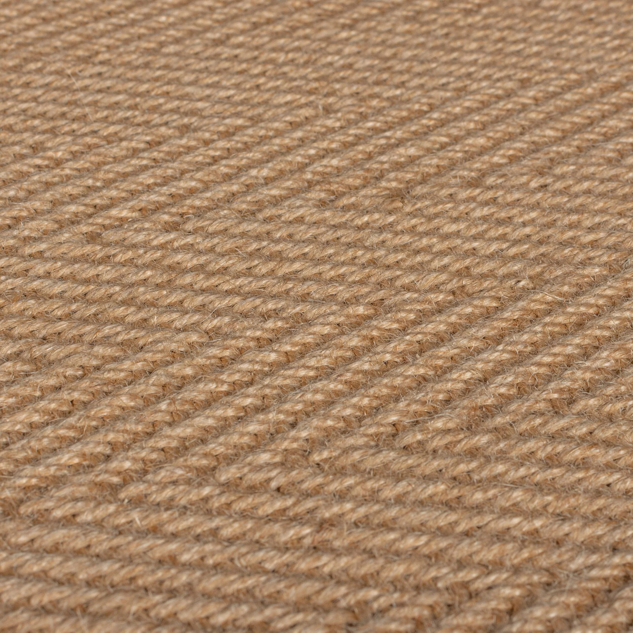 Tapis en jute antiderapant de couloir KIRA