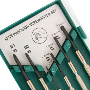 Kit Tournevis Precision 6 Pièces