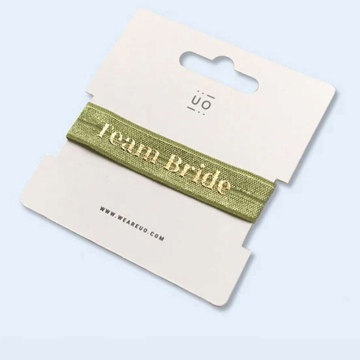 Pulsera Tela Elástica "Team bride"