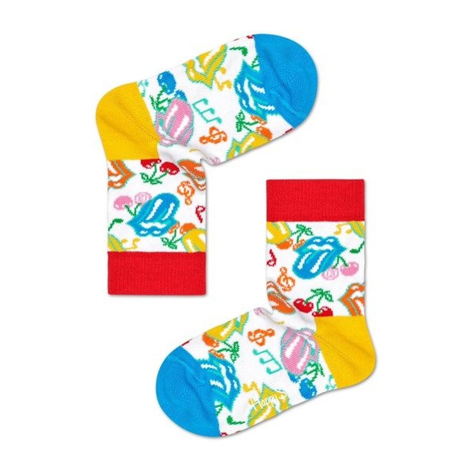 4-pack calcetines kids rolling stones blanco