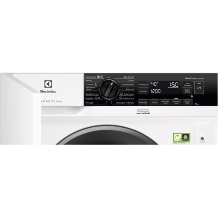 Lave linge hublot encastrable ELECTROLUX EW8F3814BI