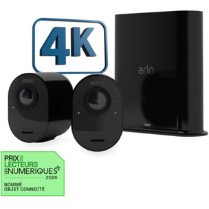 Caméra de surveillance ARLO 2 caméras extérieures noires Ultra 2