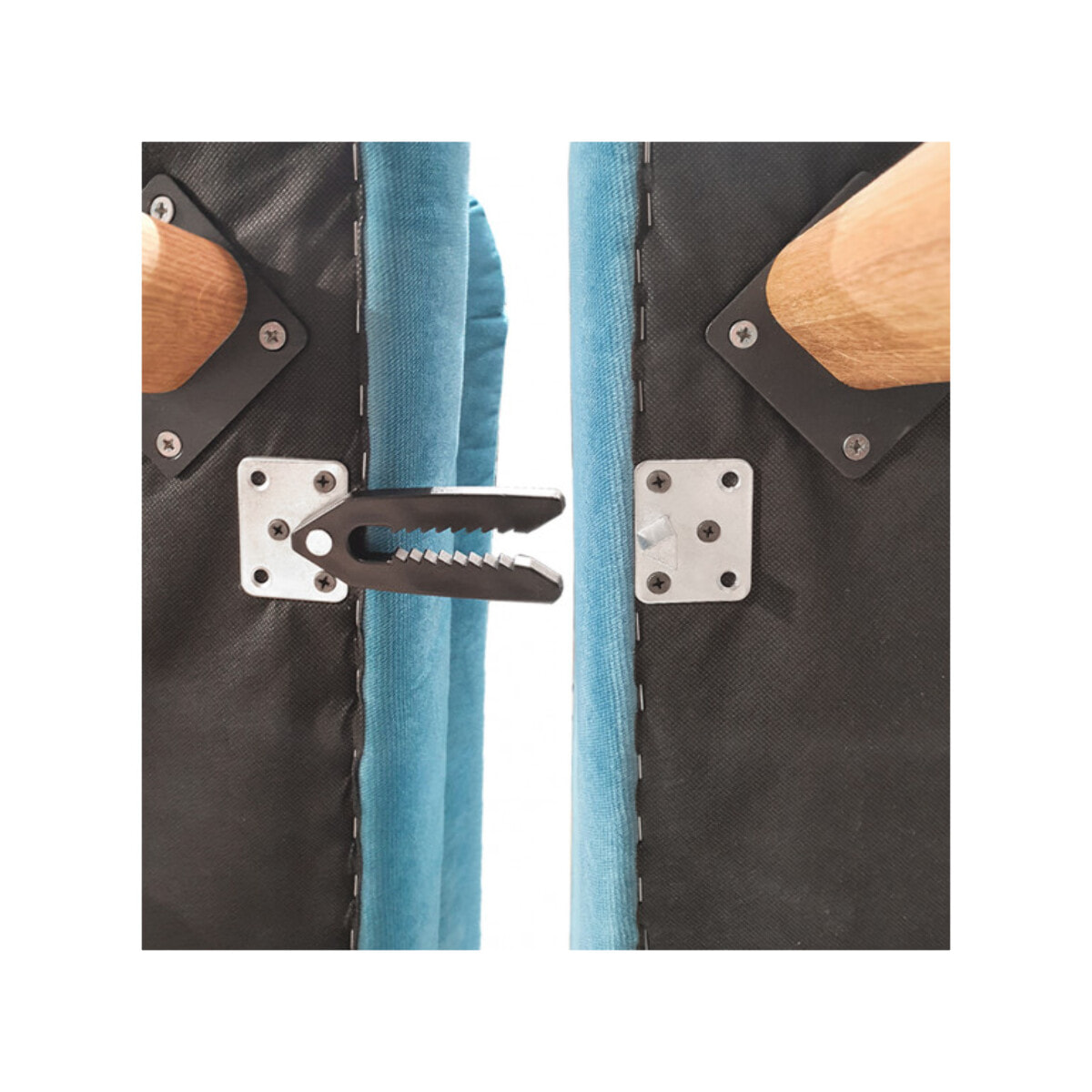 Chauffeuse 2 places tissu velours pour canapé modulable - GARY