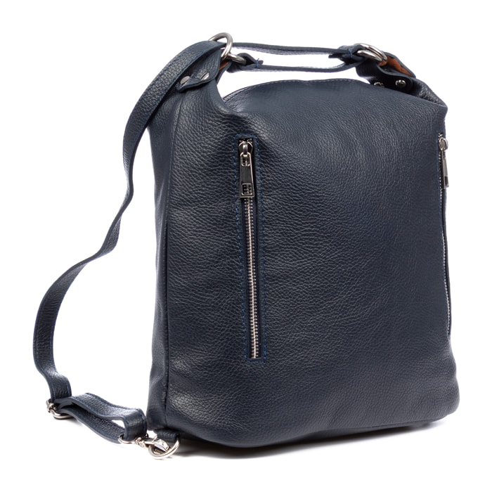 Bagnoli bolso mochila y bolso de hombro mujer. Piel auténtica Dollaro.