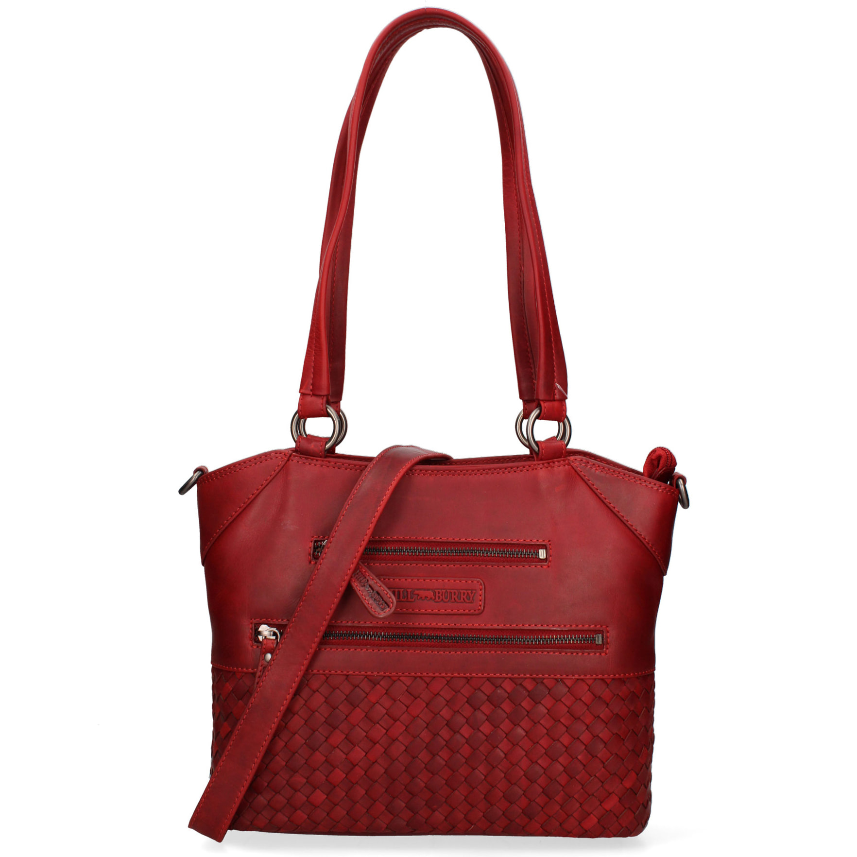 Borsa a spalla  da uomo In Vera pelle Made in Italy 30x30x6 cm