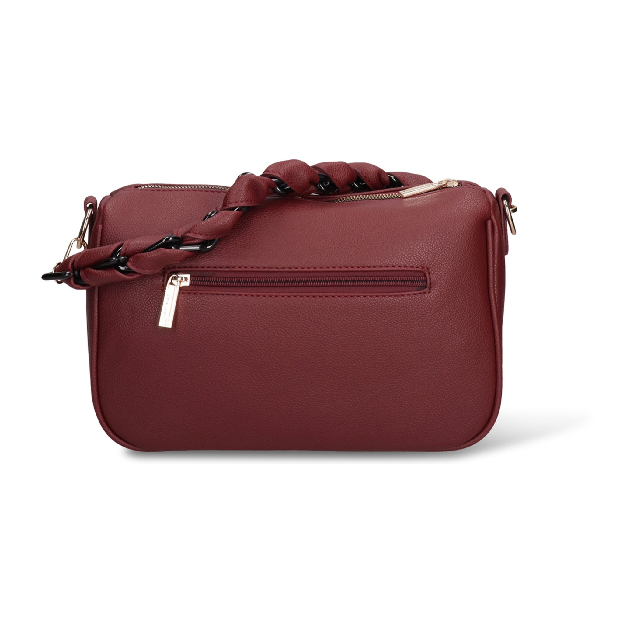 Borsa a spalla da donna - Modello Céleste Lux - Pelle vegana PU - 28.0 x 18.0 x 12.0 cm