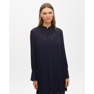 Vestito Corto Plissé