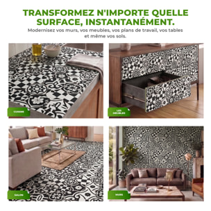 Sticker Sol avec laminat de Protection en Plastique Anti-dérapant | Stickers adhésif Sol - TOMETTES SOL CAVINO -