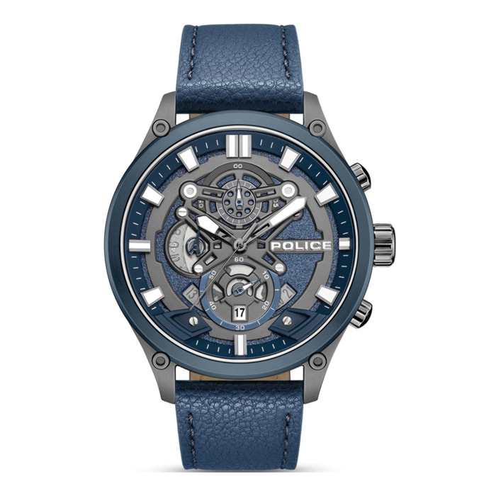 Reloj Police PEWGC0054206 Hombre Analogico Cuarzo con Correa de Cuero