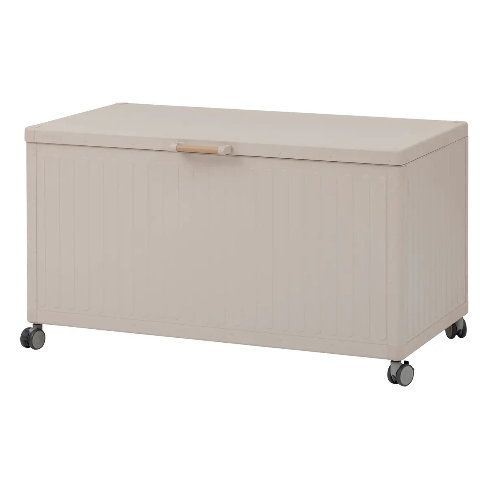 Coffre de rangement "Edenio" argile 670 L  141,6 x 72 x 78cm en aluminium