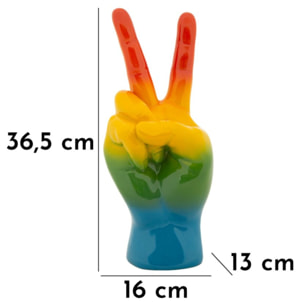 MANO RAINBOW VITTORIA CM 16X13X36,5