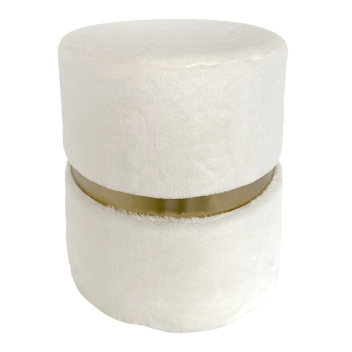 Pouf Imitation Fourrure Aurea