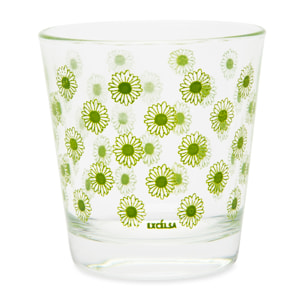 Set 6 Bicchieri Excelsa – Enjoy Margherite, Vetro Verde