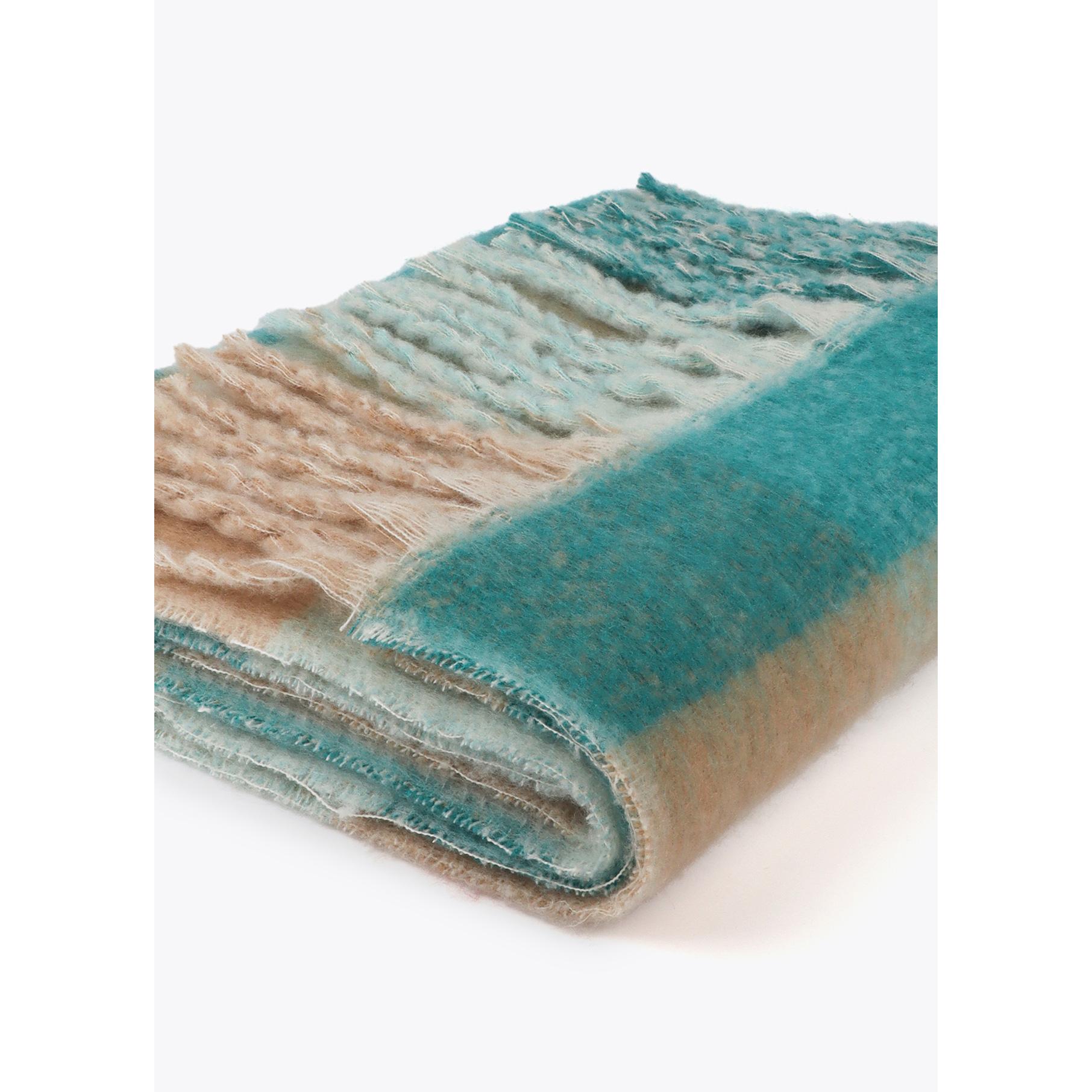 Sciarpa a Quadri con Grande Logo