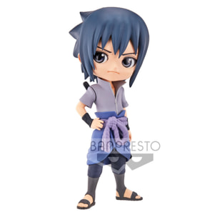 Naruto Shippuden Sasuke Uchiha Ver.a Q Posket Figura 14cm Banpresto