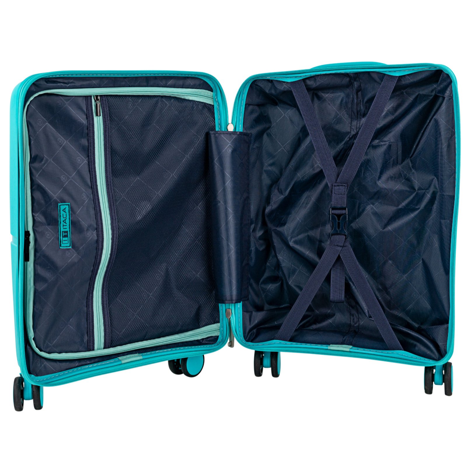 Juego De Maletas Rígidas Pp Itaca 761300 Viaje Pp Itaca Turquesa