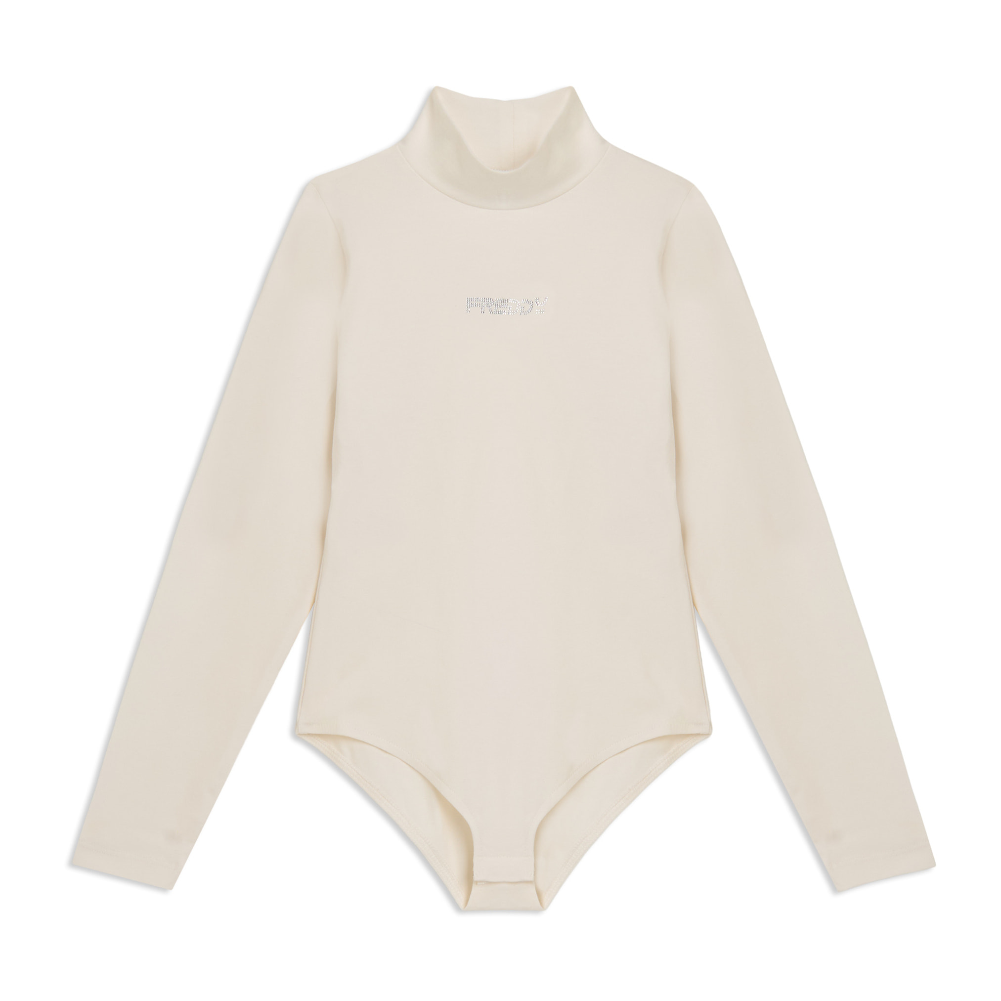 Body Junior a lupetto con logo FREDDY in strass
