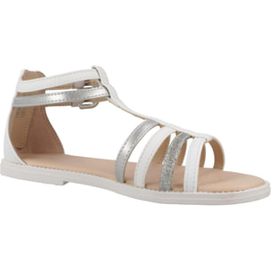 Sandalias Niña de la marca GEOX  modelo J SANDAL KARLY GIRL BLANCO