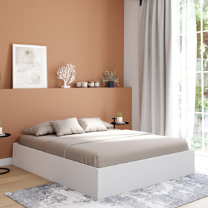 Lit coffre Malta 140x190cm blanc