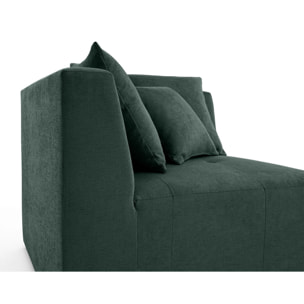 Amalfi - module d'angle réversible - en tissu - Vert