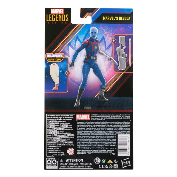 Guardiani Della Galassia Comics Marvel Legends Action Figura Nebula 15 Cm Hasbro