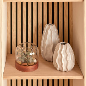 Vase Sandri blanc H17cm