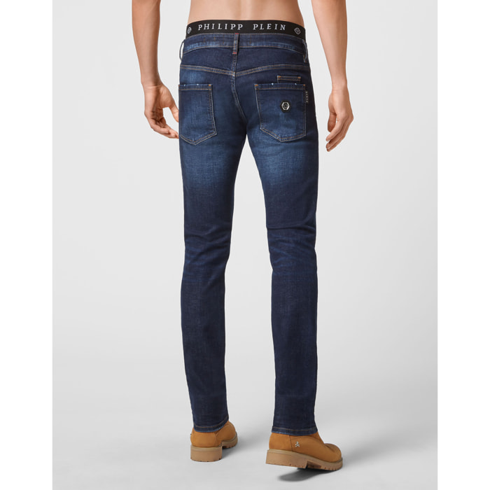 PHILIPP PLEIN Vaqueros de corte recto