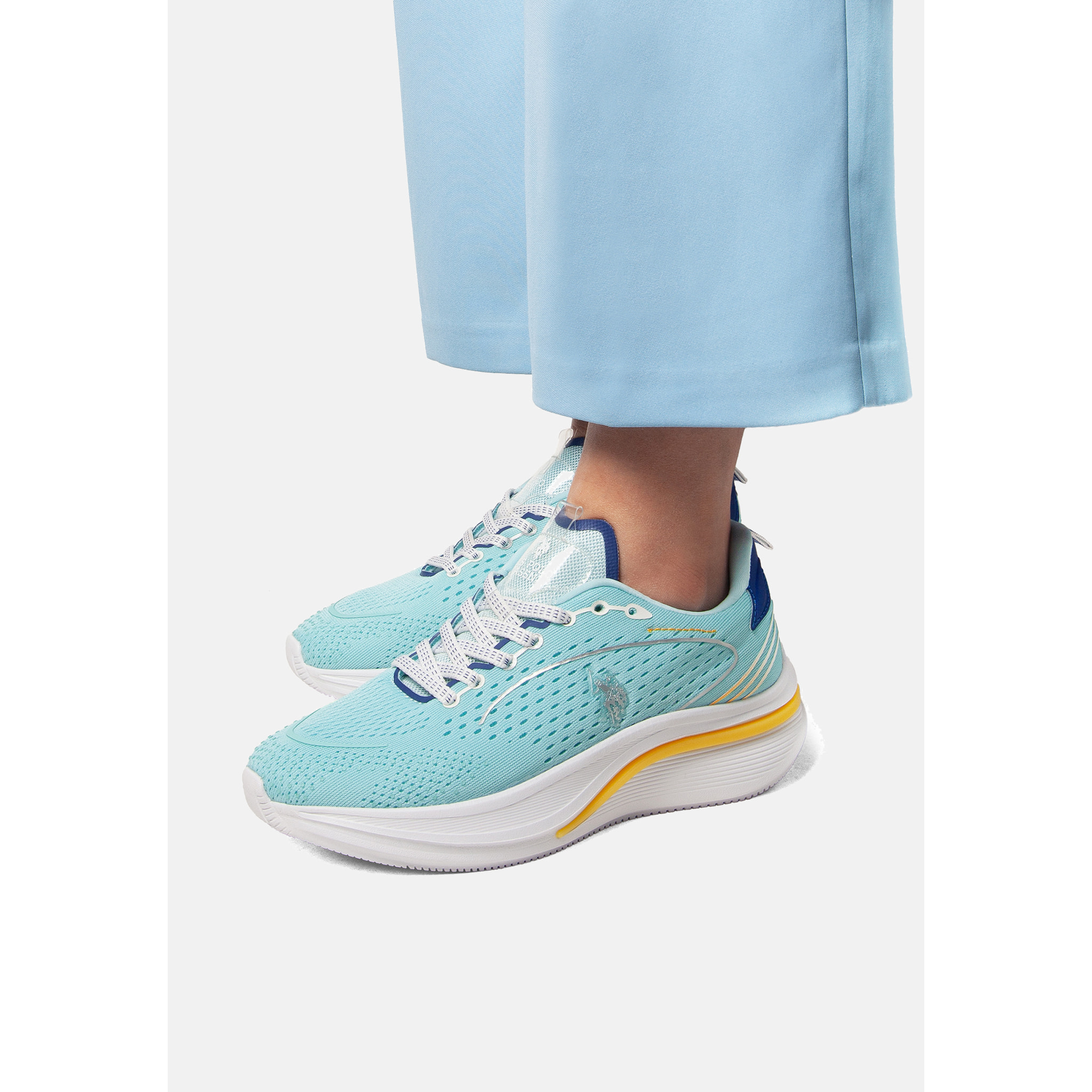 U.S. Polo Assn. - Sneakers CLAUDE004W/5MY1 in tessuto per donna