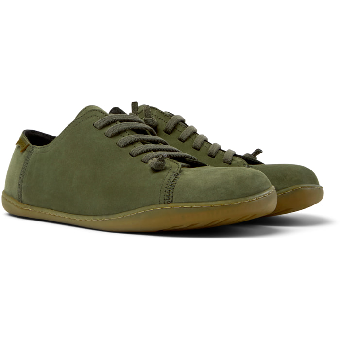 Zapatillas - CAMPER Peu Cami - Verde - Cuero Nubuck
