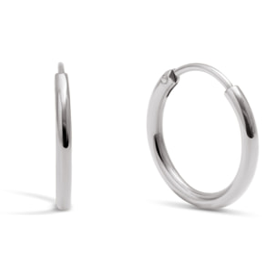 Orecchini Maria S in Acciaio