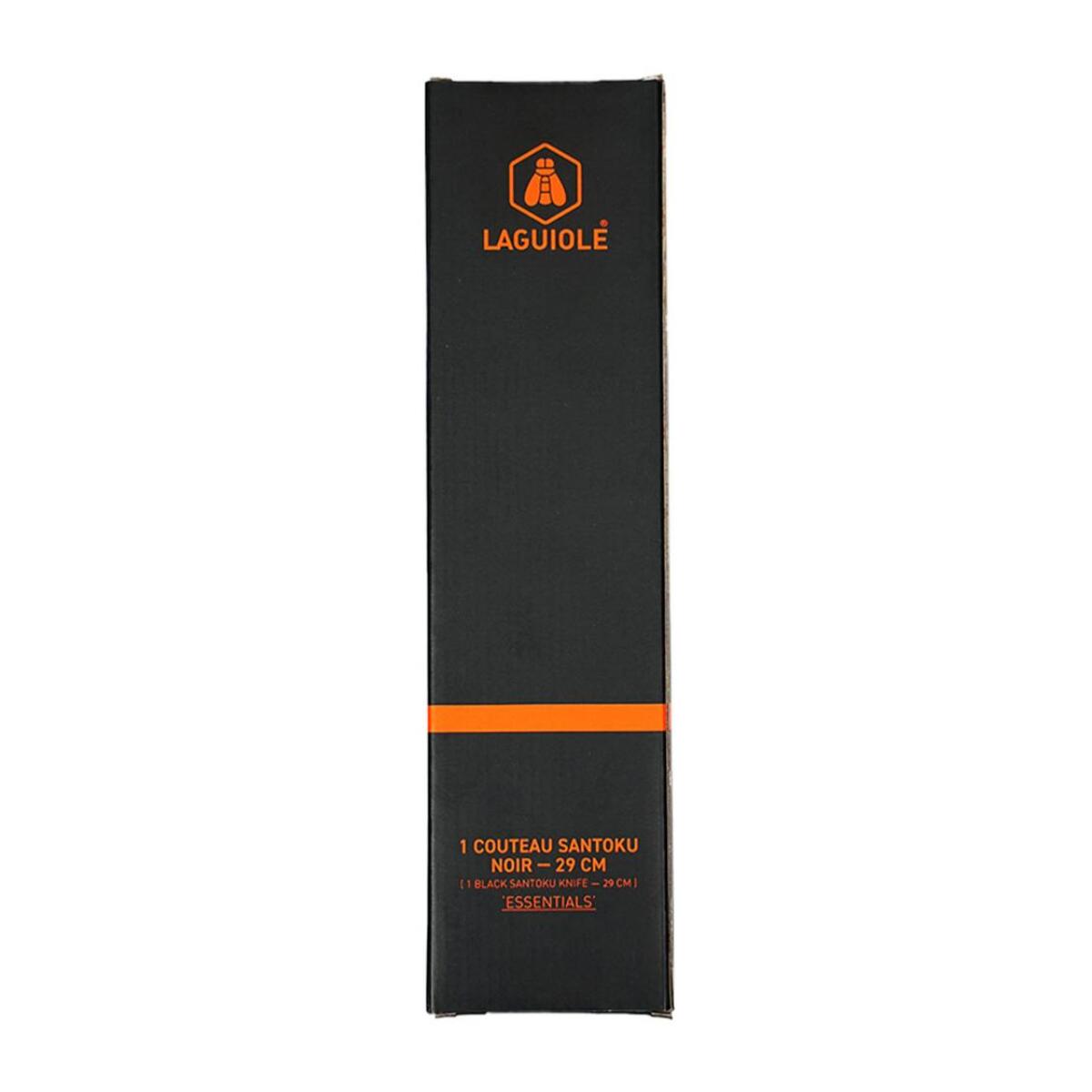 Couteau santoku noir 29cm - "Essentials"