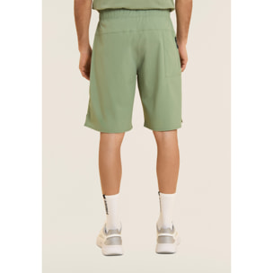 Bermuda Regular Nylon Rip-Stop con Tasche Zip