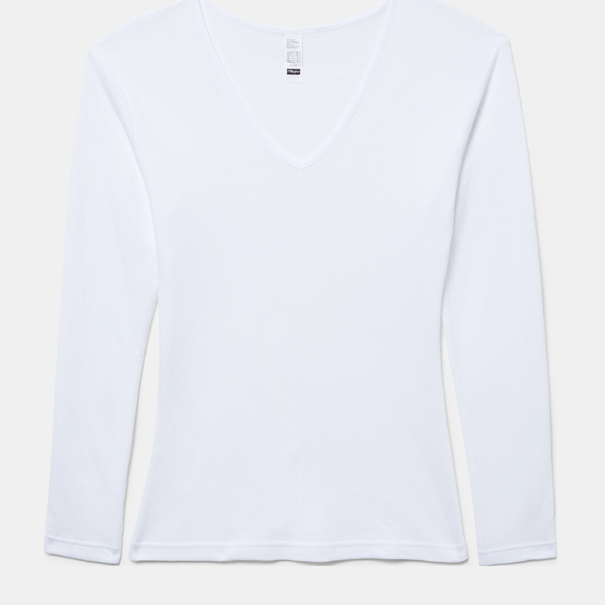 Camiseta térmica de mujer de manga larga 100% algodón